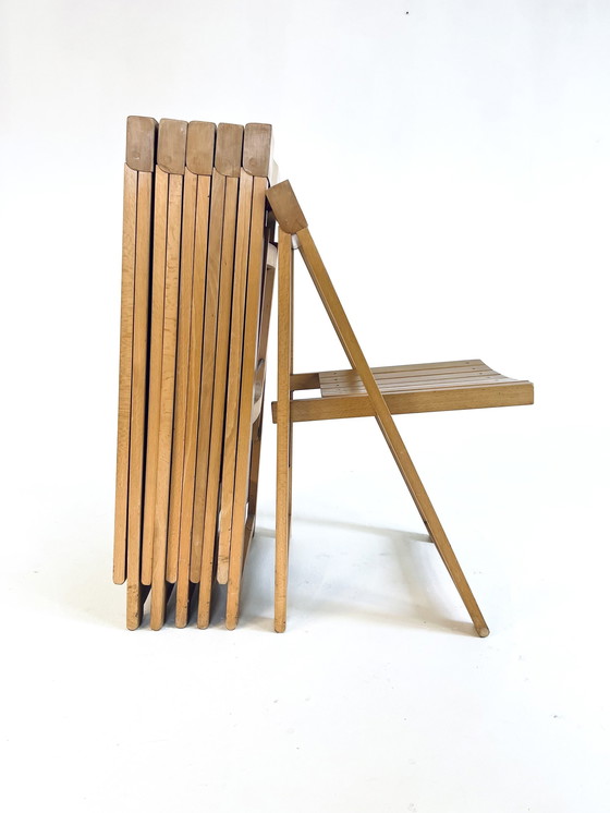 Image 1 of 6X Trieste Folding Chair, Aldo Jacober