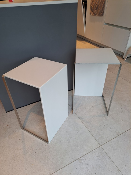 Image 1 of Side Table Turnover In Corian