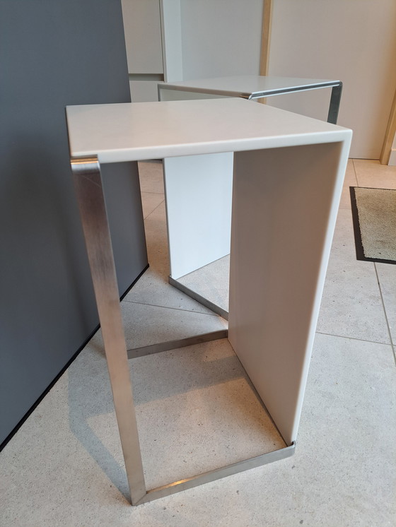 Image 1 of Side Table Turnover In Corian