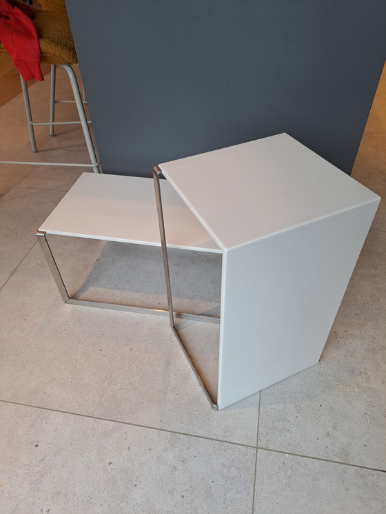 Image 1 of Side Table Turnover In Corian