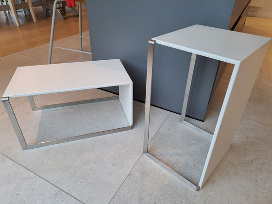 Image 1 of Side Table Turnover In Corian