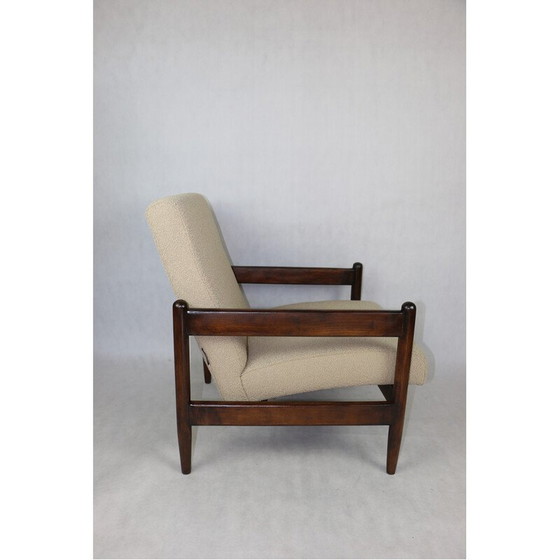 Image 1 of Vintage armchair in beige bouclé