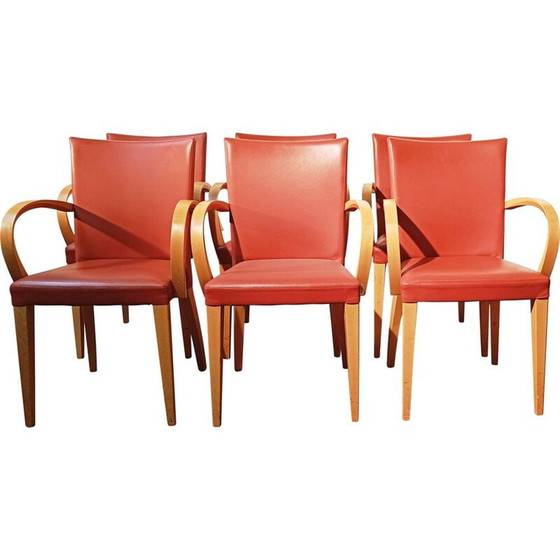 Image 1 of Vintage Potocco chair in imitation leather, Italy