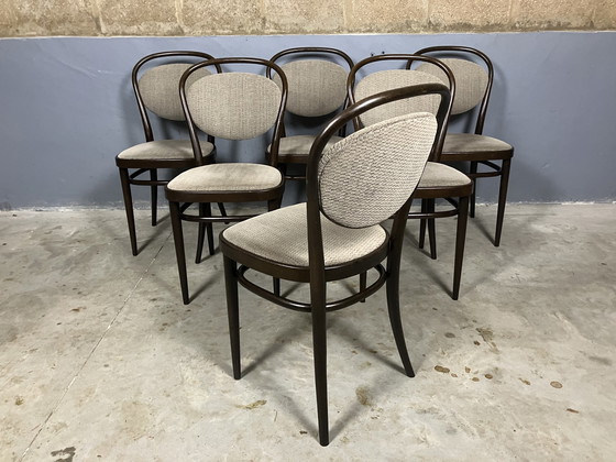 Image 1 of 6x Thonet 215 chairs bentwood