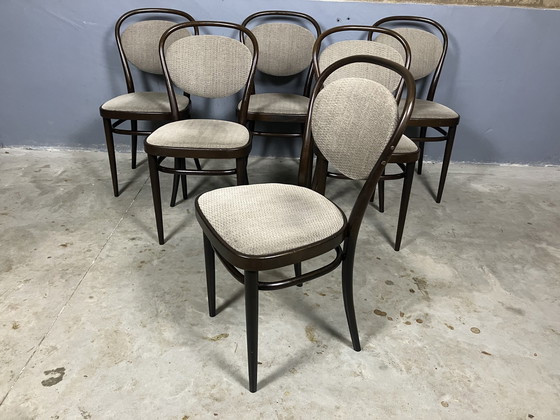 Image 1 of 6x Thonet 215 chairs bentwood