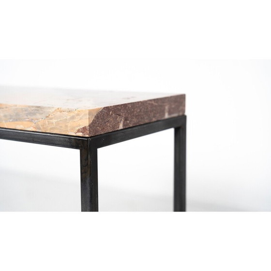 Image 1 of Vintage marble and iron console