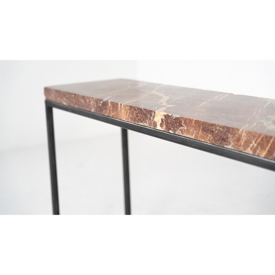 Image 1 of Vintage marble and iron console