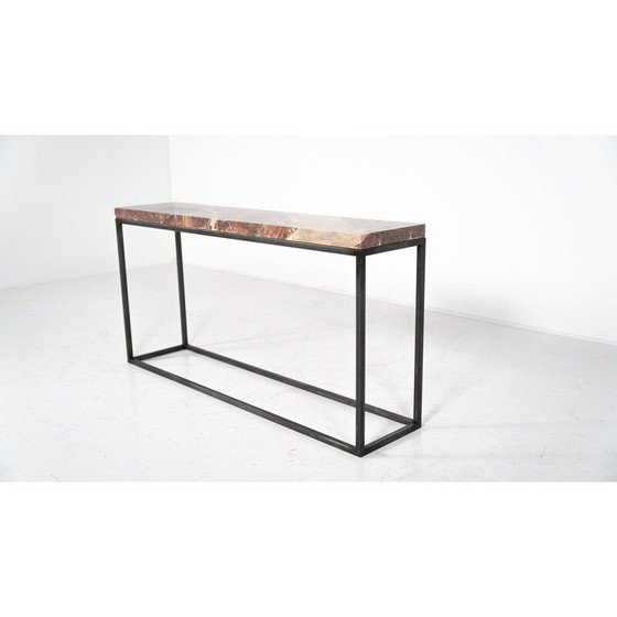 Image 1 of Vintage marble and iron console
