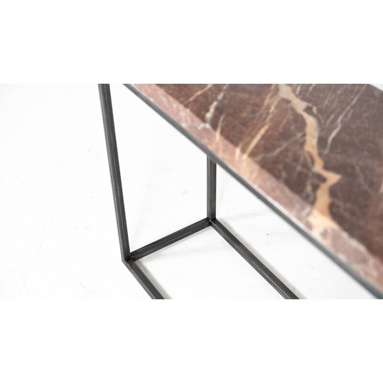Image 1 of Vintage marble and iron console