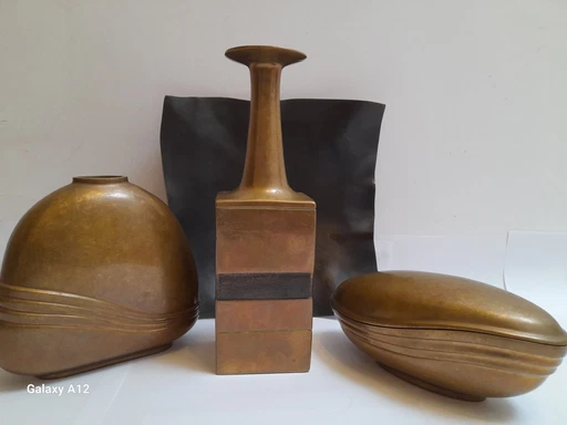 3x Esa Fedrigolli Esart vases