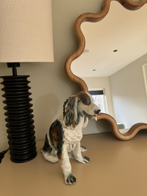 Porcelain Dog Statue