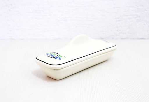 Porte-savon vintage en céramique