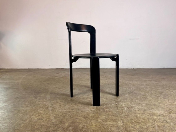 Image 1 of Chaises vintage Bruno Rey Kusch & Co Design 1970 nouvellement peintes