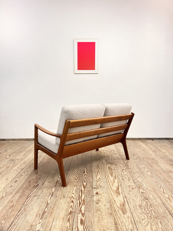 Image 1 of Scandinavian Mid-Century Two-Seat Sofa, Senator Series, Teak Couch by Ole Wanscher