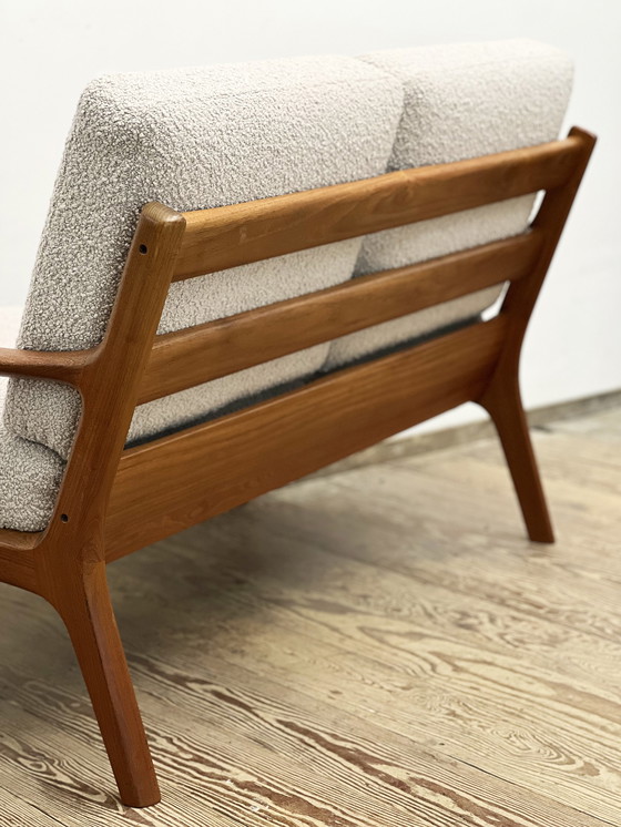 Image 1 of Scandinavian Mid-Century Two-Seat Sofa, Senator Series, Teak Couch by Ole Wanscher