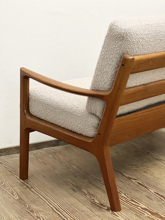 Image 1 of Scandinavian Mid-Century Two-Seat Sofa, Senator Series, Teak Couch by Ole Wanscher