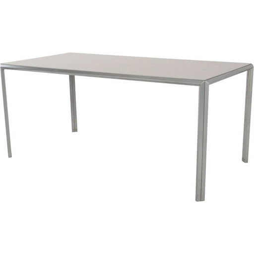 Vintage scandinavian aluminum desk by Montana, 1970