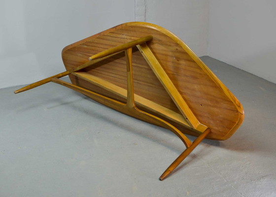 Image 1 of Svante Skogh Free Form Shaped Lacquered Kidney Coffee Table, Sweden, 1960s. Ref. CT025