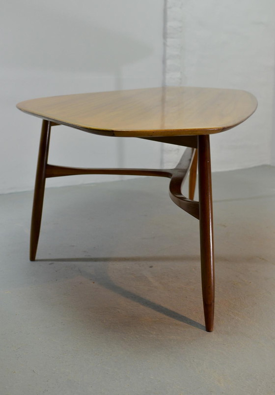 Image 1 of Svante Skogh Free Form Shaped Lacquered Kidney Coffee Table, Sweden, 1960s. Ref. CT025