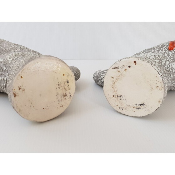 Image 1 of Pair of vintage zoomorphic pitchers, 1960s