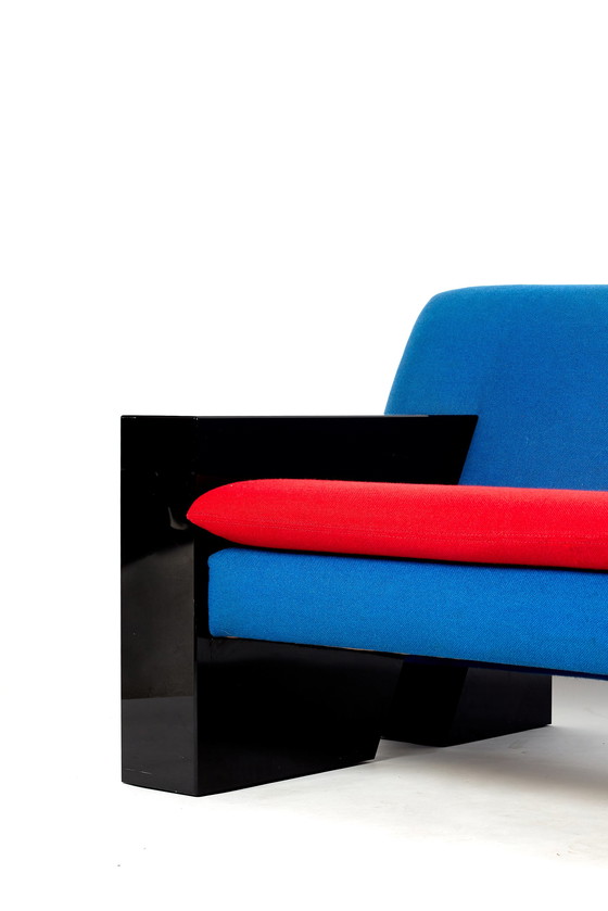 Image 1 of Artifort 'Sandwich' Peter van Der Ham postmodern 80s sofa