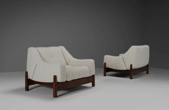 Image 1 of 2x Brazilian Lounge Chairs by Móveis Cimo