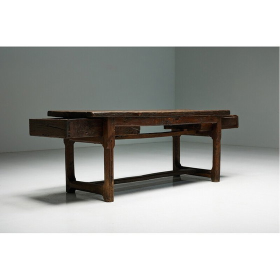 Image 1 of Scrivania vintage in legno, Francia