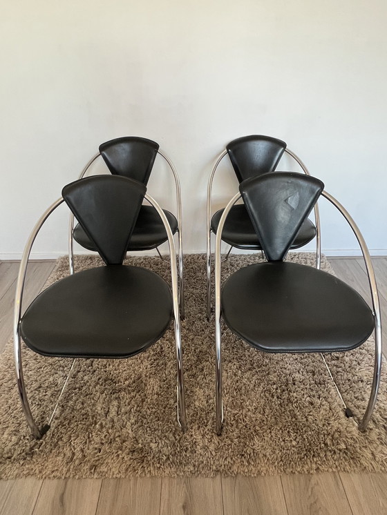 Image 1 of 4x Vintage capa dining room chair