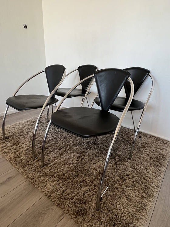 Image 1 of 4x Vintage capa dining room chair