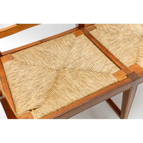 Image 1 of Vintage cherry wood dining set, Spain 1960