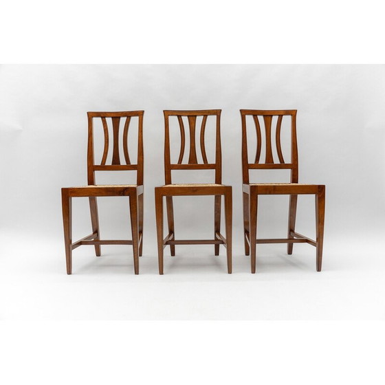 Image 1 of Vintage cherry wood dining set, Spain 1960