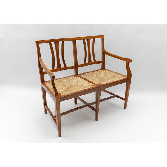 Image 1 of Vintage cherry wood dining set, Spain 1960