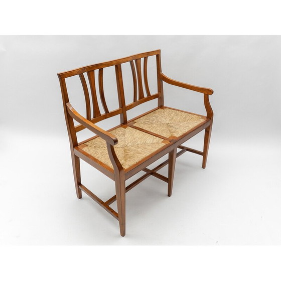 Image 1 of Vintage cherry wood dining set, Spain 1960