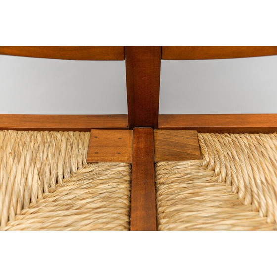 Image 1 of Vintage cherry wood dining set, Spain 1960