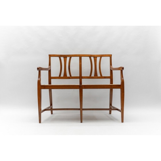 Image 1 of Vintage cherry wood dining set, Spain 1960