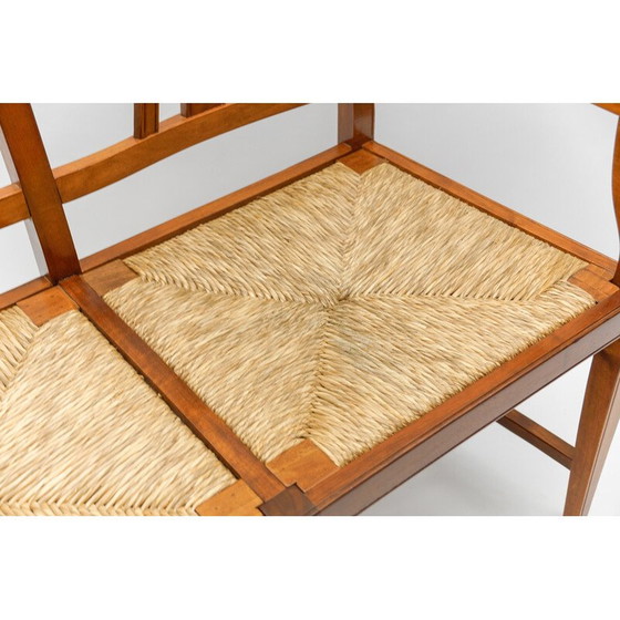 Image 1 of Vintage cherry wood dining set, Spain 1960
