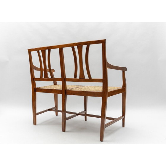 Image 1 of Vintage cherry wood dining set, Spain 1960