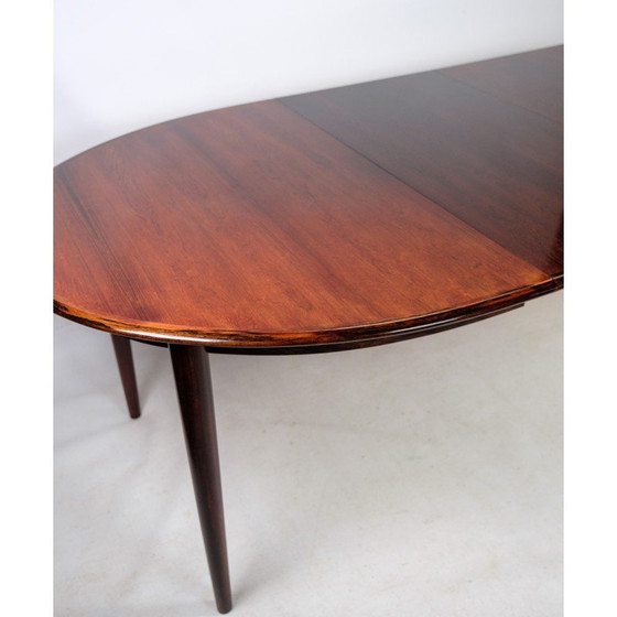 Image 1 of Vintage rosewood oval table by Arne Vodder, 1960s