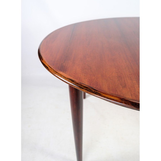 Image 1 of Vintage rosewood oval table by Arne Vodder, 1960s