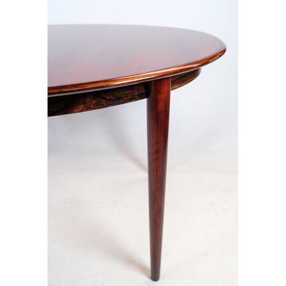 Image 1 of Vintage rosewood oval table by Arne Vodder, 1960s