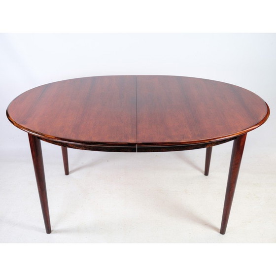Image 1 of Vintage rosewood oval table by Arne Vodder, 1960s