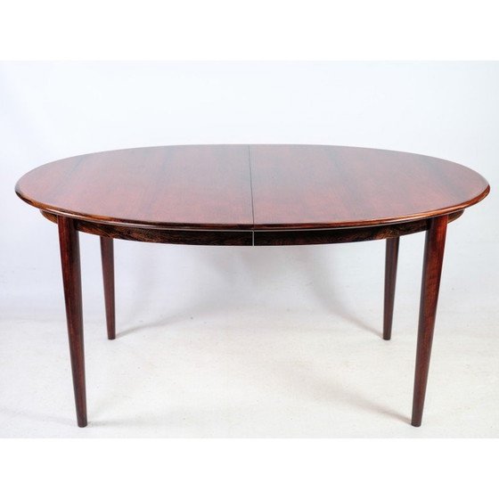 Image 1 of Vintage rosewood oval table by Arne Vodder, 1960s