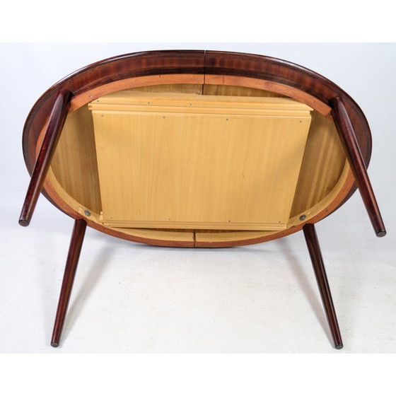 Image 1 of Vintage rosewood oval table by Arne Vodder, 1960s