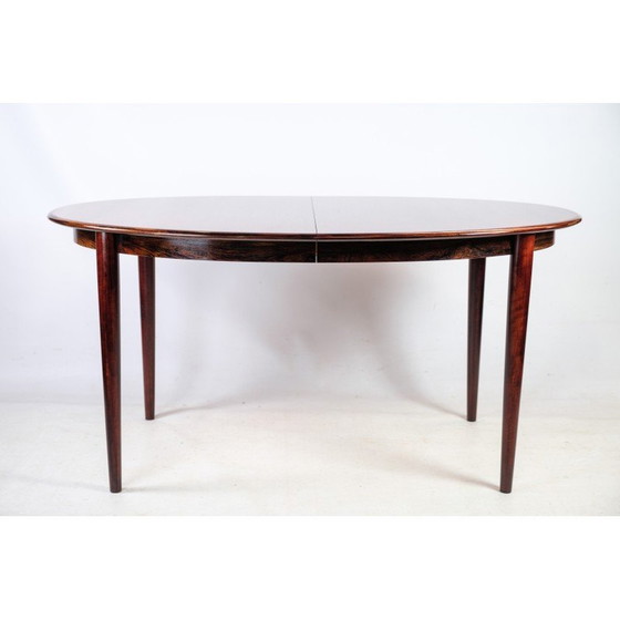 Image 1 of Vintage rosewood oval table by Arne Vodder, 1960s