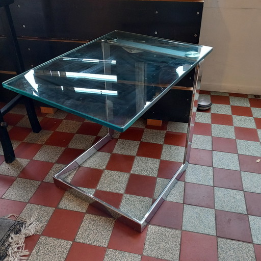 Vintage Design Gebra Glass Side Table.