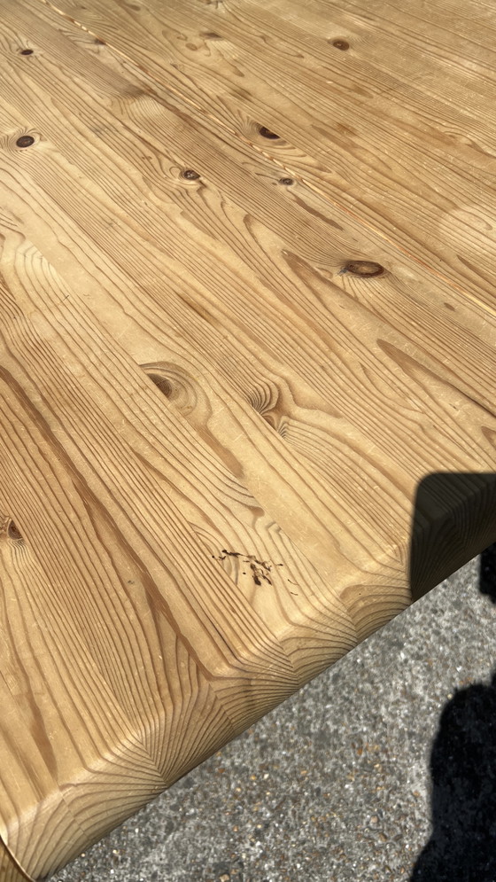 Image 1 of Danish pine extendable table