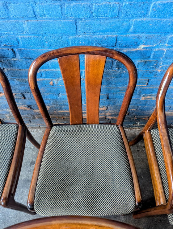 Image 1 of Set Of 6 Vintage Teak Chairs - Casala - 1970s