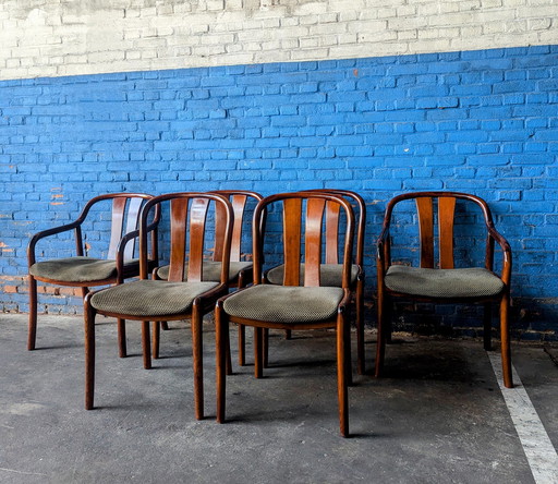 Set Of 6 Vintage Teak Chairs - Casala - 1970s