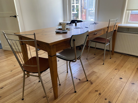 Image 1 of Handmade Pine Dining Table