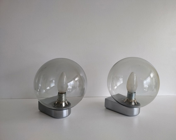 Image 1 of 2x Hoffmeister Leuchten wall lamps